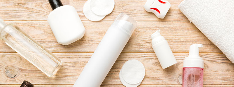 Différents types de cosmétiques naturels